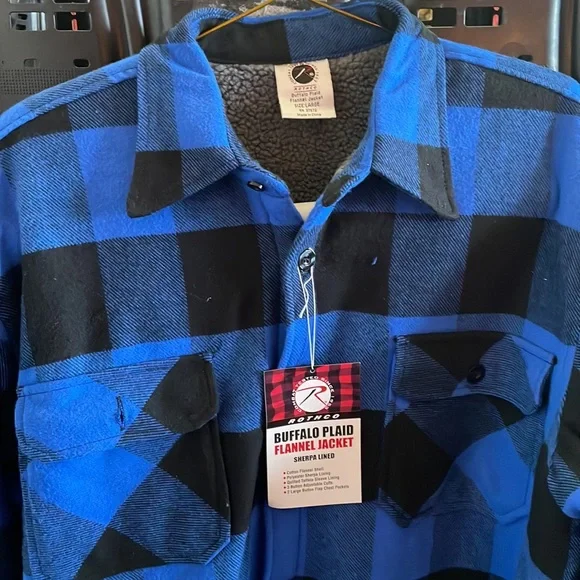 Rothco Shirts Rothco Extra Heavyweight Buffalo Plaid Sherpa